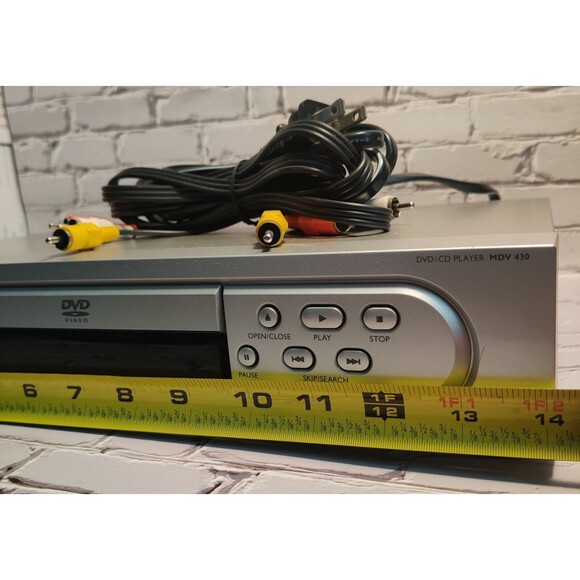 Magnavox Philips DVD/CD/MP3 Player Combo w/ Remote,TruSurround Sound - Tested - Picture 9 of 12